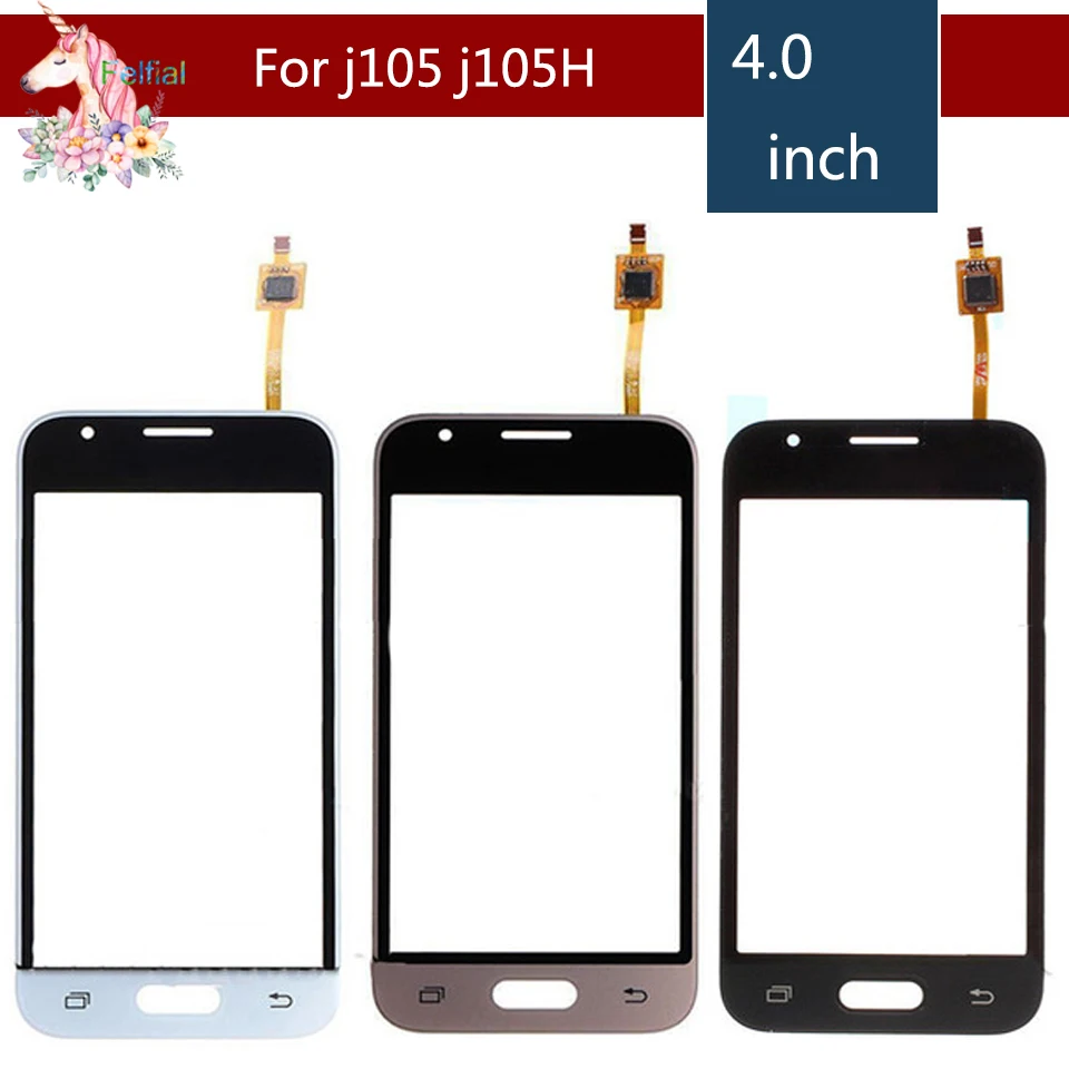 

10pcs/lot For Samsung Galaxy J1 Mini J105 SM-J105Y J105H J105M Touch Screen Digitizer Sensor Glass Lens Panel Replacement