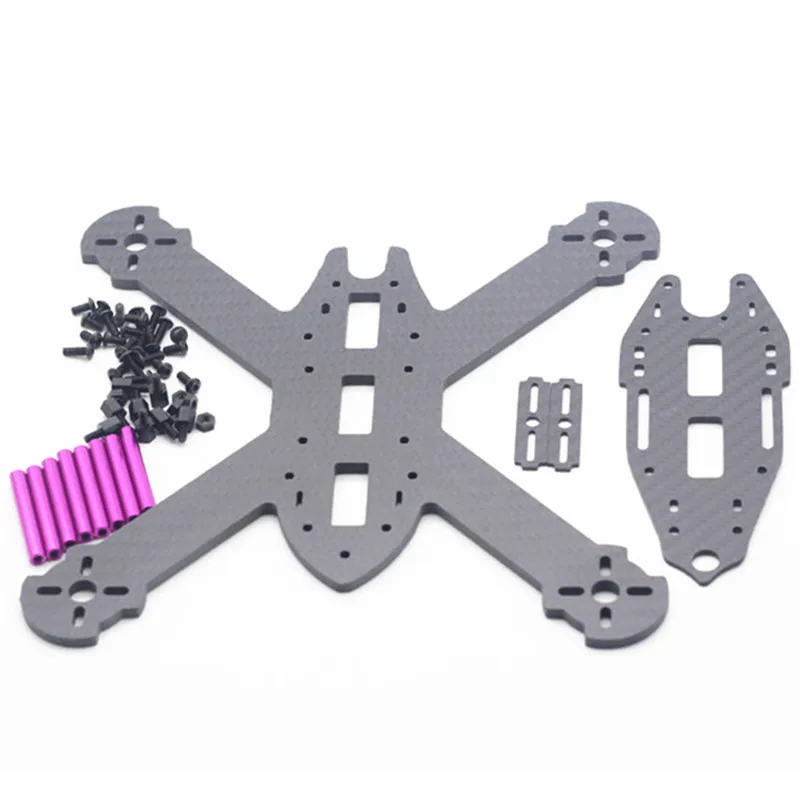 HSKRC TWE210 210 мм Колесная база 4 Arm 3K Углеродное волокно Тип X комплект рамы для