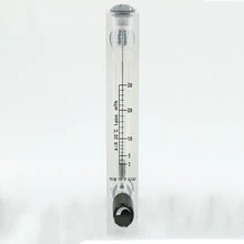 3-30m3/h 1/" с британской конической трубной наружной резьбой панель ПММА тип газа Поплавковый расходомер воздуха ротаметр расходомер с регулируемым клапаном