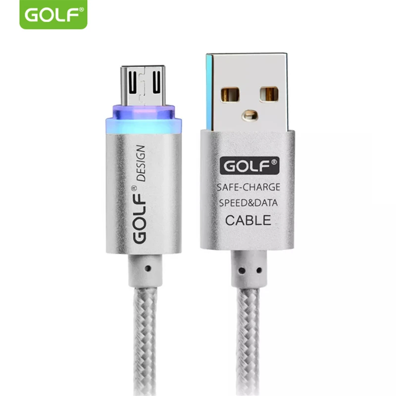 

GOLF Smart Led Fast Charging Micro USB Data Sync Charger Cable For Huawei Mate 7 8 Honor 7C 6 Plus Samsung S4 S6 S7 LG G3 G4 V10