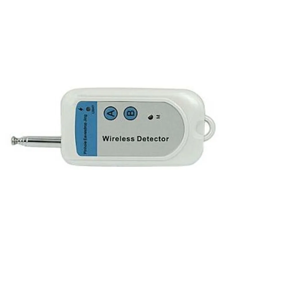 Portable Detector Smallest Size Wireless RF Signal Spy Camera Bug Detector Tracer Surveillance Ghost Detect White