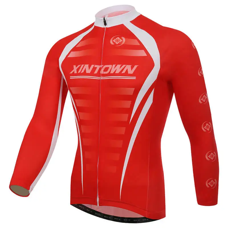 

XINTOWN Cycling Jersey Bike Bicycle Long Sleeve Mountain MTB Jersey Clothing Shirts Spring Riding Jersey Cycling Long Sleeve