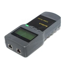 Сеть Кабельного Тестера Tracker Wireless PC Данных CAT5 RJ45 LAN Сети Телефонной Линии Детектор Метр ЖК Длина Кабеля Тестер