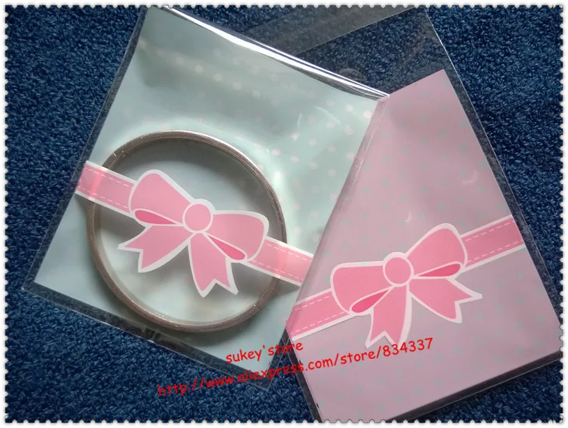 

100pcs/lot 3size Self adhesive plastic food bag,bakery cookie packaging bags,opp cellophane bags,