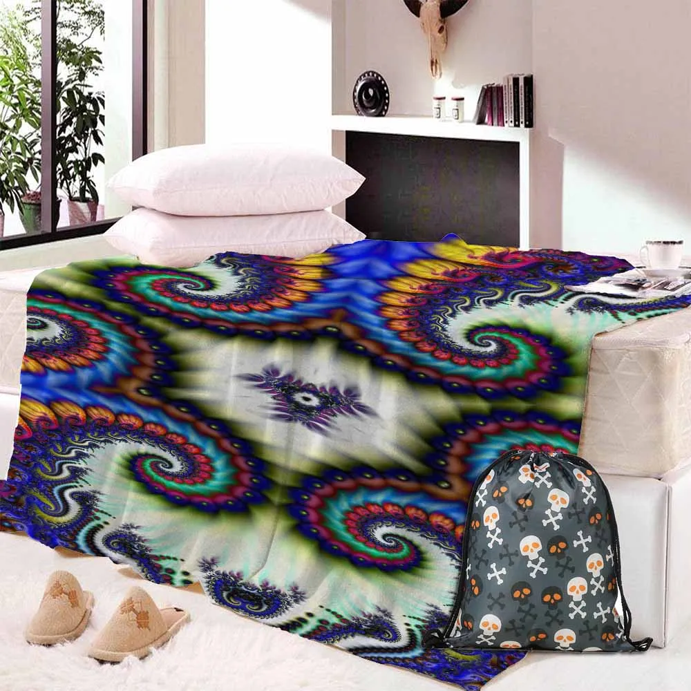 

Skull Dreamcatcher Collection Blanket Sherpa Fleece Wearable plush Throw Blanket on Bed Sofa Thick warm