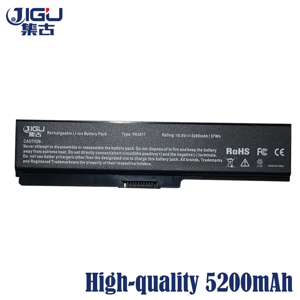 JIGU ноутбука Батарея для Toshiba Satellite A660 C640 C650 C655 C660 L510 L630 L640 L650 U400 PA3817U-1BRS PA3816U-1BAS