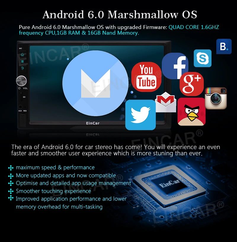 Top 7" HD Touch Screen Android 6.0 Car NO-DVD Stereo Radio Player GPS Navigation USB 1 Top 7" HD Touch Screen Android 6.0 Car NO-DVD Stereo Radio Player GPS Navigation USB 1