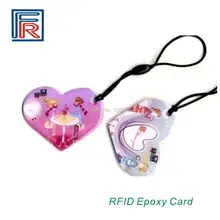 1000 шт. высокое качество печати я код sli 13.56 мГц RFID мини-карты с эпоксидной смолой водонепроницаемый брелок