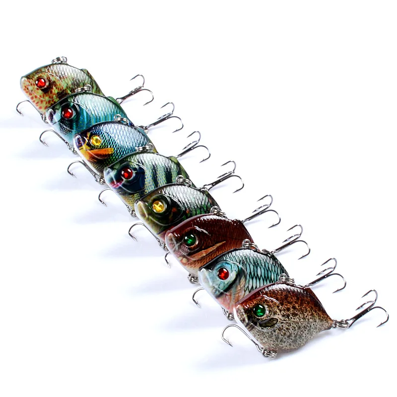 

Luya bait bionic bait color-painted bait VIB4.5cm/8.8g colorful artificial baits popular Outdoor recreation good qualit 3d eyes