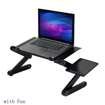 

free ship foldable adjustable folding table for Laptop Desk Computer mesa para notebook Stand Tray For Sofa Bed Black desk