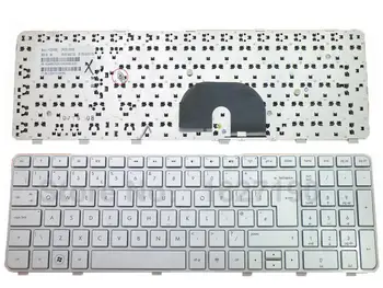 

New UK Keyboard Laptop for HP DV6-6000 SILVER FRAME SILVER Laptop Keyboards PN:V122630BK1 90.4RH07.U0U 665938-031 644356-031