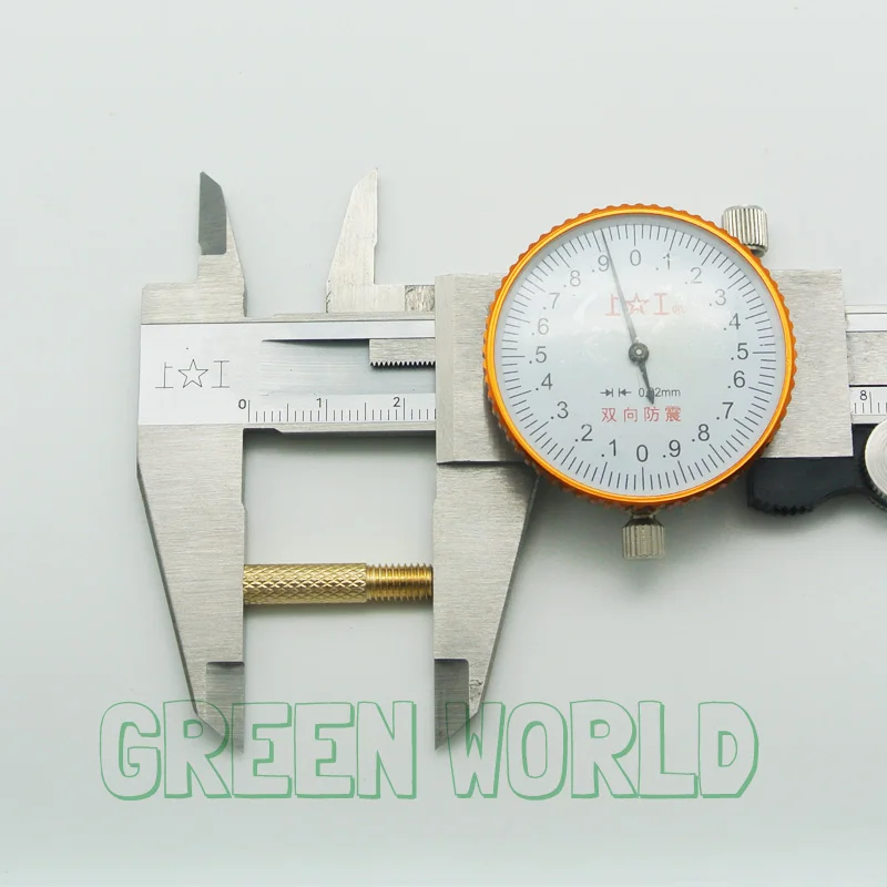 Зеленый мир 1 шт./лот адаптер из твердой латуни, наружная резьба M5, внутренняя резьба 8-32