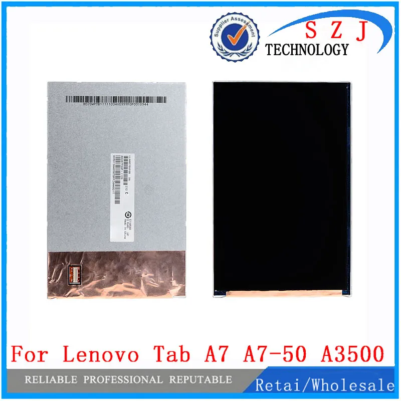 Цена Новый 7 дюймовый ЖК дисплей для lenovo Tab A7 A7 50 A3500 ЖК дисплей дигитайзер в сборе VAK67 T19 0,2 Бесплатная доставка