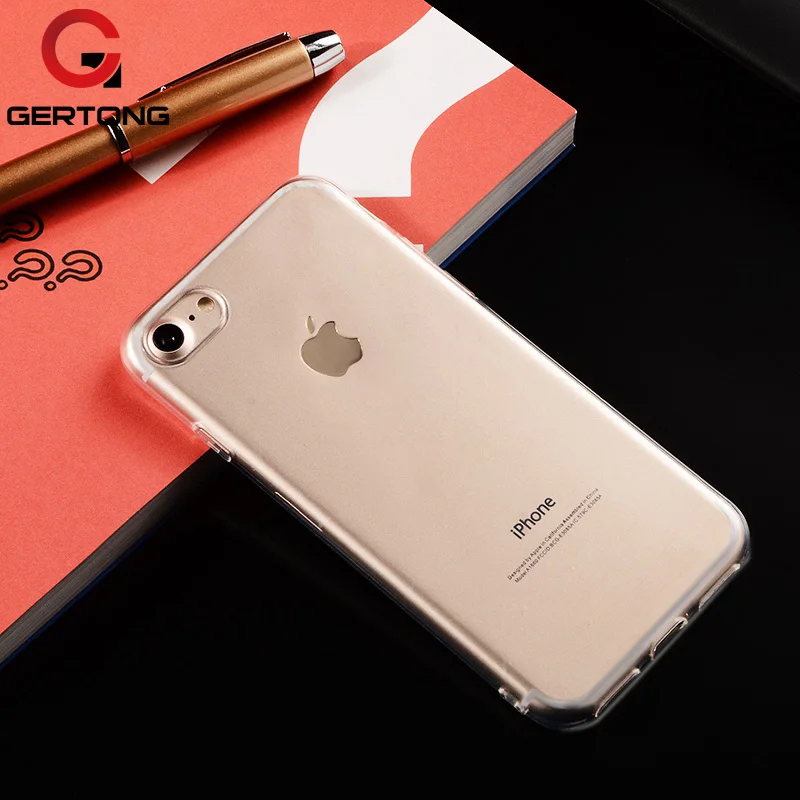 Сверхтонкий прозрачный силиконовый чехол для iPhone X 4 4s 5 5S SE 6 6s 7 8 Plus чехлы