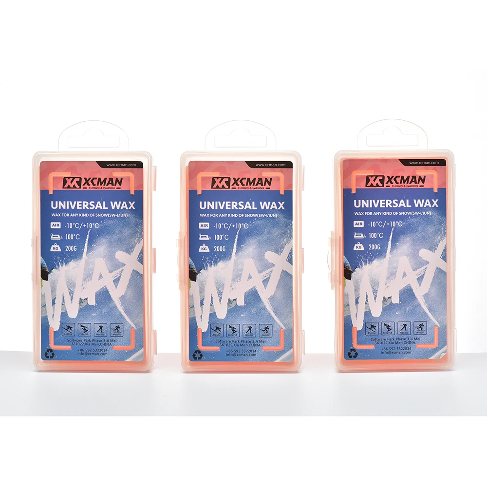 Ceny XCMAN Universal Ski Snowboard Ski Snowboard woski 200g 400g 600g do wszystkich okrągłych wosków do stosowania w każdym śniegu