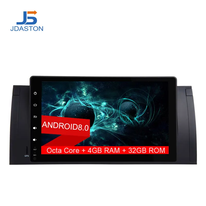 

JDASTON 1Din 9 Inch Android 8.0 Car Multimedia Player For BMW M5 E39 X5 E53 4G+32G WIFI Radio GPS Audio Steering Wheel Octa Core