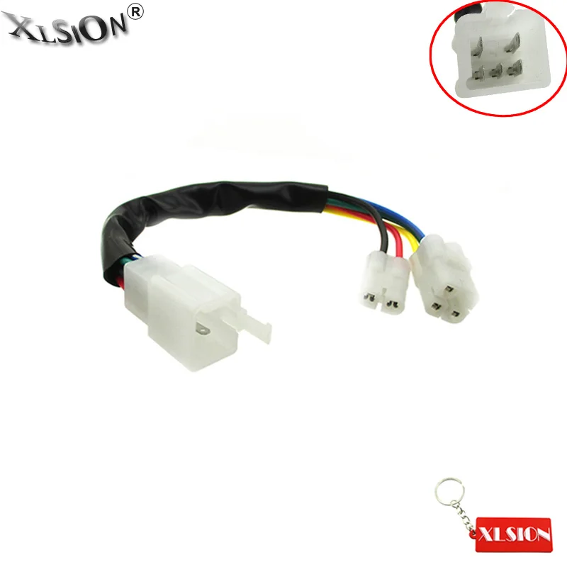 XLSION Aftermarket 5 Pin CDI Cable Wire Adapter Connector Plug Scooter