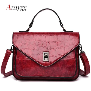 

Luxury Crocodile Pattern Leather Bags High Quality Handbags Women Famous Brand 2019 Designer Tote Bags For Women Shoulder Bolsa