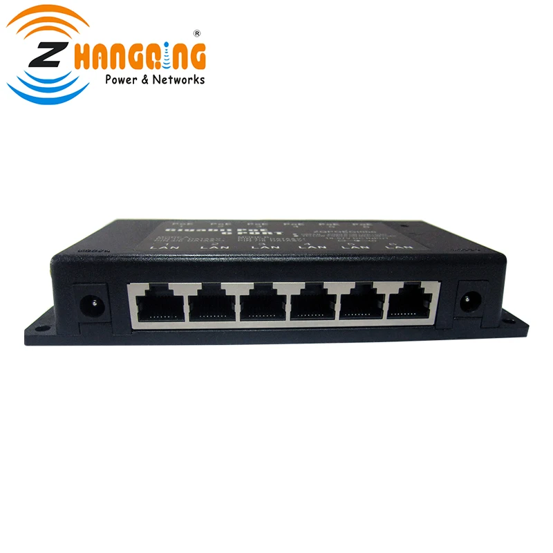 6port gigabit poe injector 07
