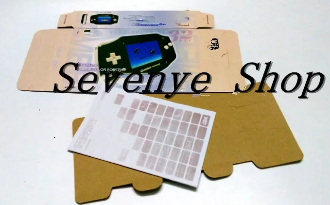 Розничная посылка коробка для nintendo Gameboy Advance Игровая приставка GBA розничная коробка с логотипом