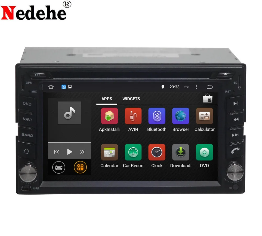 

2 Din Android 7.1 Universal 6.2" Car DVD player gps navigation car radio video player car head unit Bluetooth AM/FM Wifi 3G