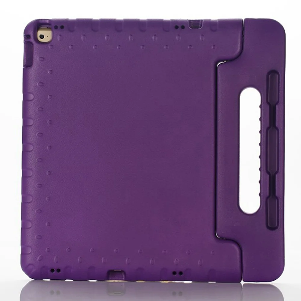 EVA портативная ручка стенд дети Безопасный пены противоударный чехол для Apple iPad Pro 12,9 A1584 A1652 A1670 A1671 чехол для планшета - Цвет: Фиолетовый