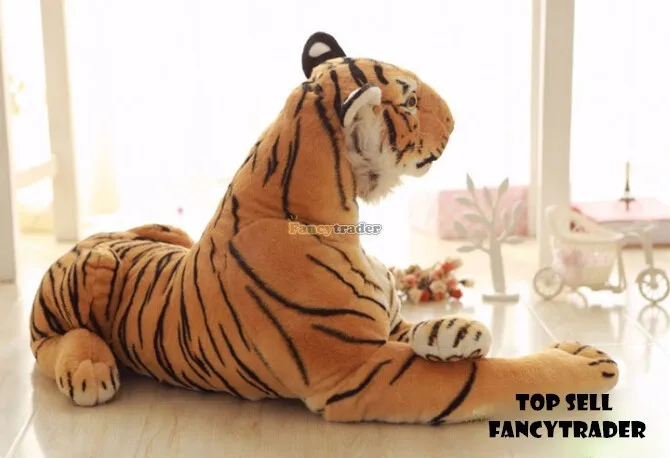 Fancytrader 51''  130cm Giant Stuffed Emulational Tiger, 2 Colors Available, Free Shipping FT90241 (5)