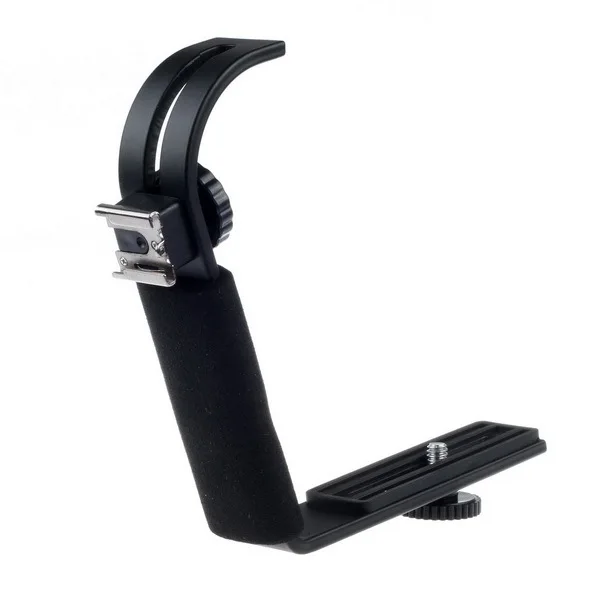 D Flash Bracket Adjustable Angle For Camcorder Mic Microphone Video