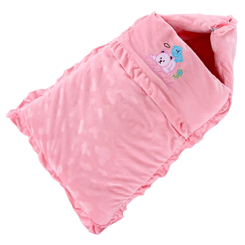 Зимние Бархатные спальные мешки для новорожденных JR091