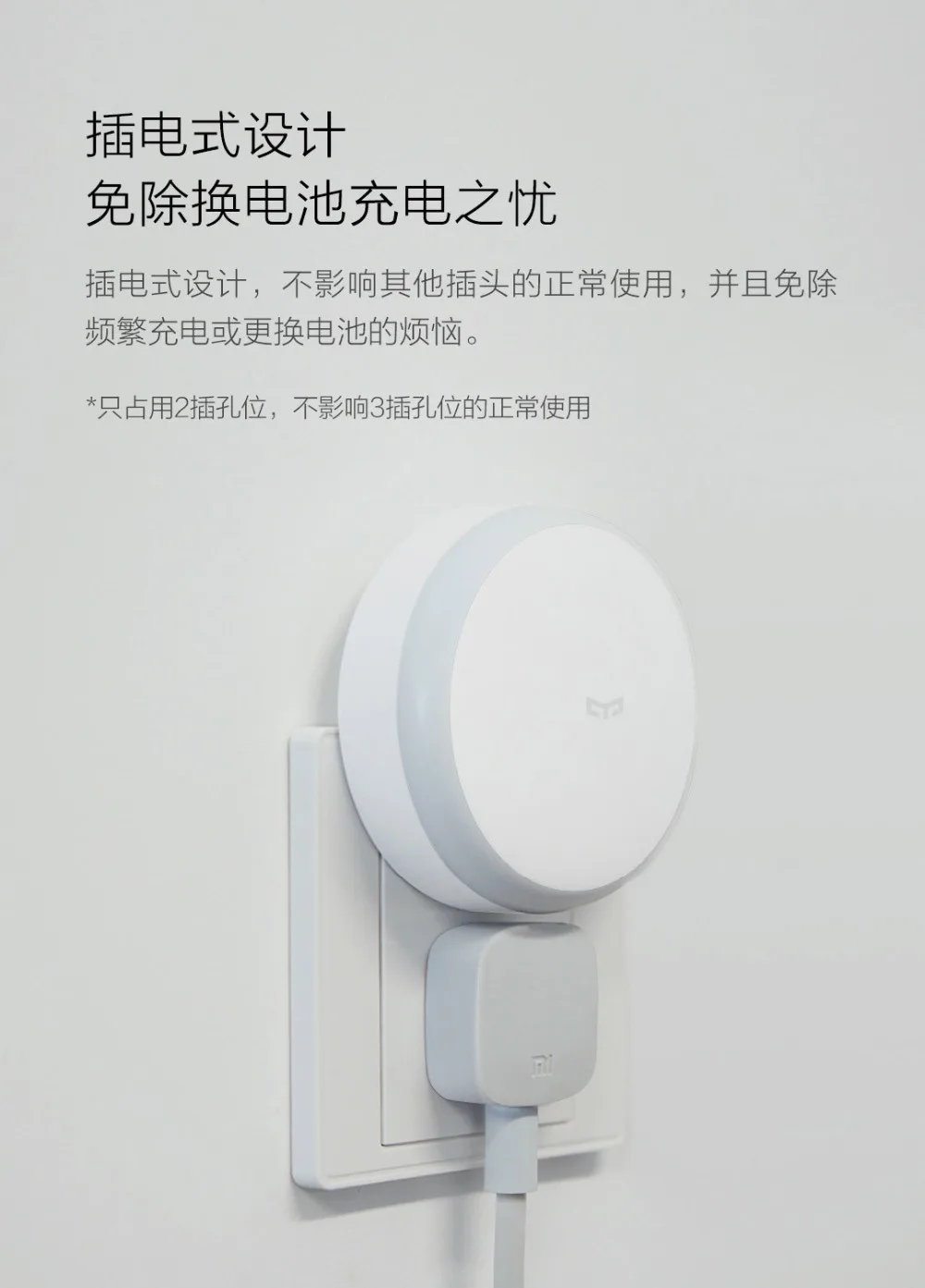 Xiaomi mijia Yeelight Индукционная Ночная умная лампа с умным датчиком человеческого тела Светодиодная лампа для спальни коридора