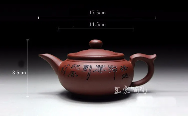 Чайный горшок Исин, фарфоровый чайный горшок ручной работы, Набор чашек из фиолетовой глины, чайные горшки 350 мл, чайная церемония Zisha Kung Fu