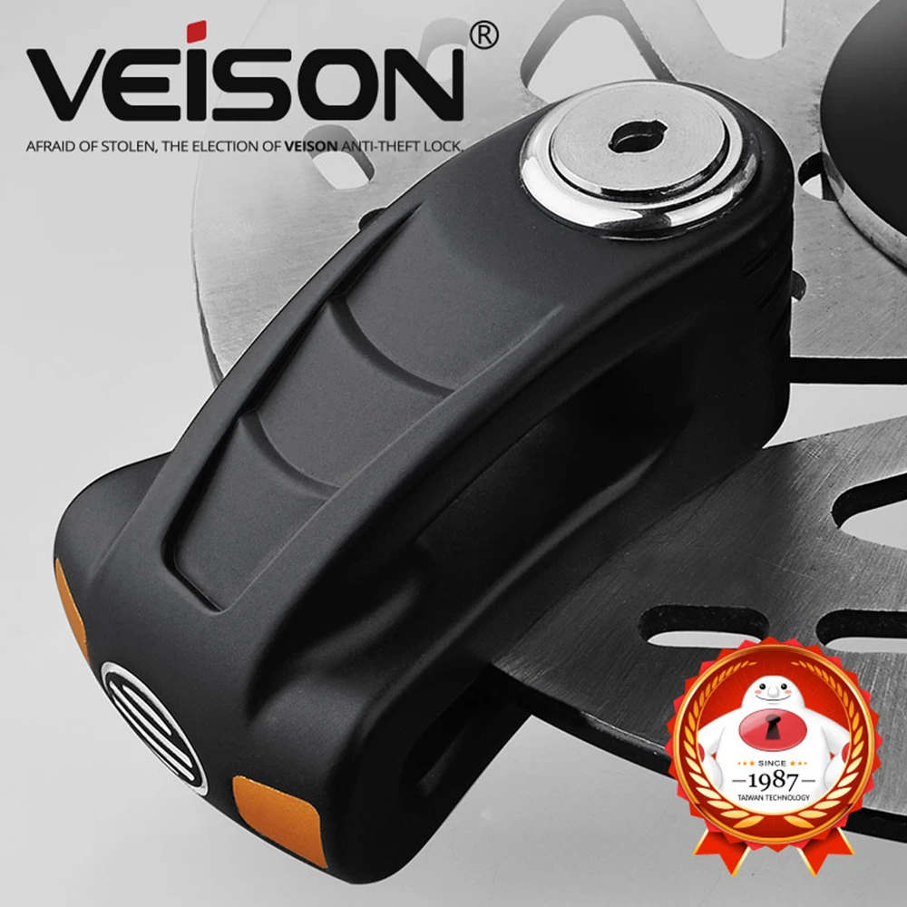 

VEISON Safety Bicycle Anti-theft Motorcycle Scooter Motorcycle Rotor Brakes Disc Lock Pdlock Motorbike Lock Security Waterproof