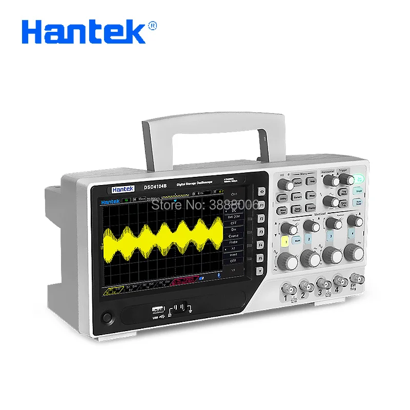 Новые товары оригинальный Hantek DSO4204B USB осциллограф 4 канальный цифровой 200 МГц