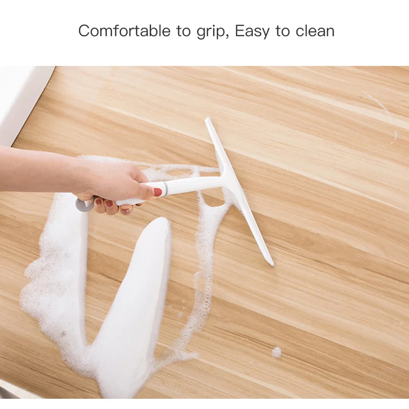 

Squeegee Wiper Blade Cleaner with Silicone Non-slip Handle for Cleaning Window/Mirror/Glass Scraper Multi-purpose Cleaning Tool