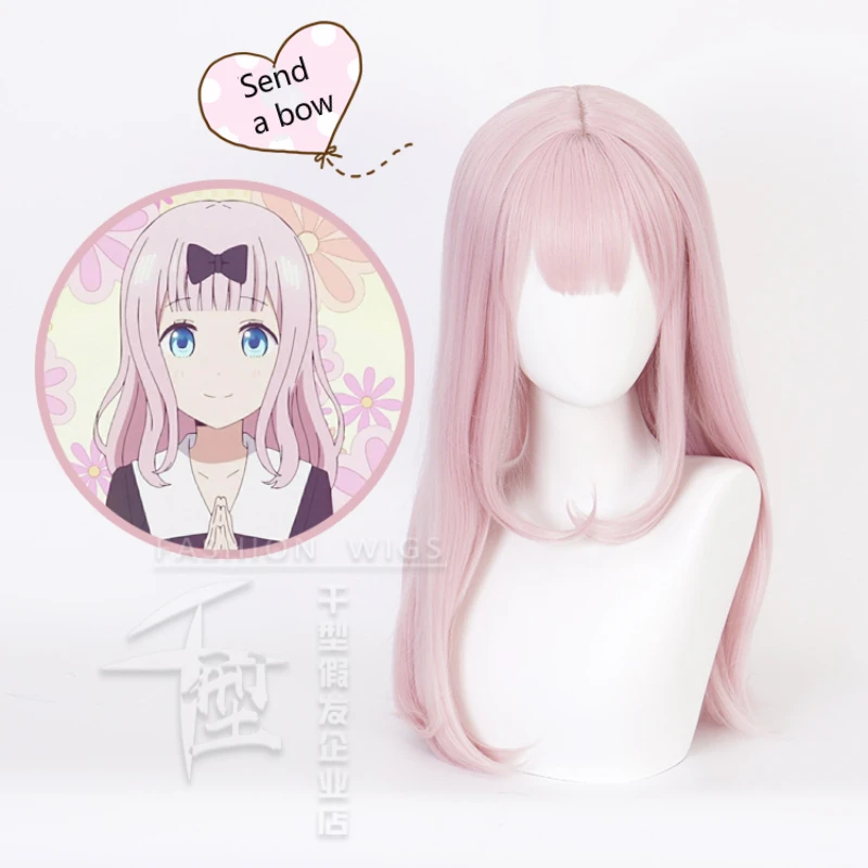 AnimeKaguya sama: Love is War Fujiwara Chika парик косплей костюм аксессуары для волос светло