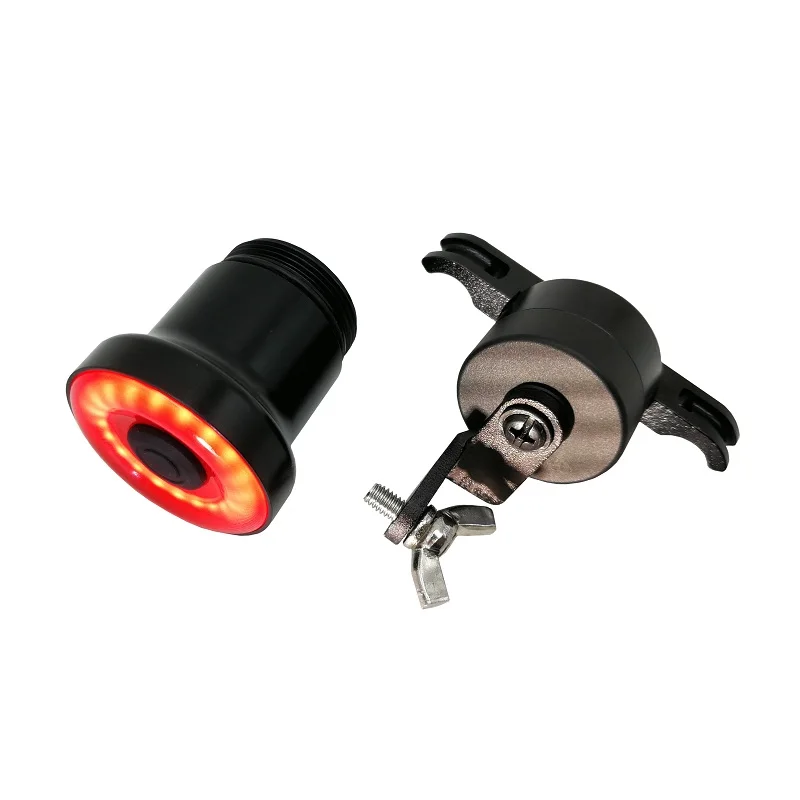 Sale ENFITNIX Bicycle taillights Intelligent sensor Brake lights usb xlite100 Road bike MTB Rear taillights Number plate bracket 22