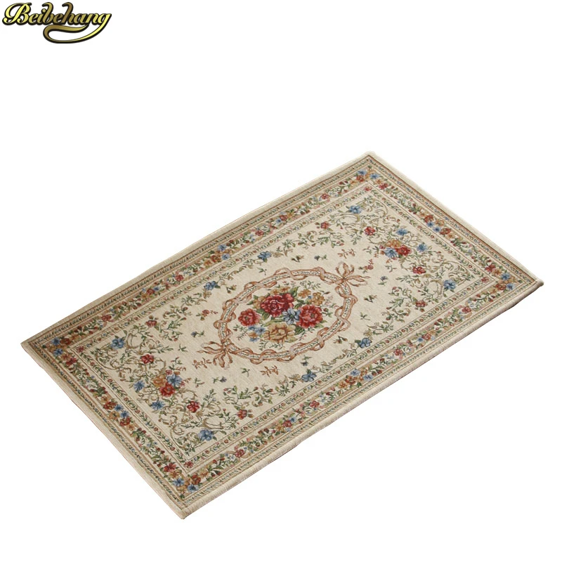

beibehang European pastoral living room bedroom carpet mat custom hall bathroom slip non-slip home mats porch felpudo door mat