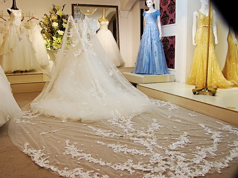Vestido De Noiva Элегантное свадебное платье русалки 2019 Бисероплетение Свадебные платья Королевский поезд Vestido De Noiva Sereia