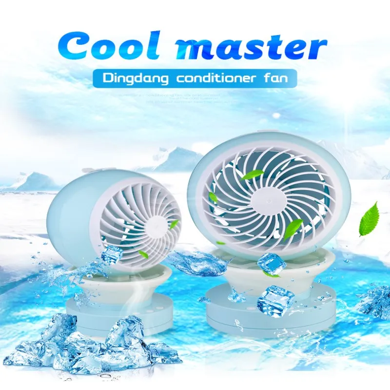 Mini Summer Portable USB Fan Office Desk Air Conditioner Humidifier