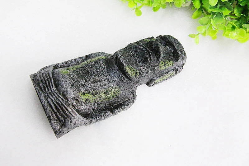 Большой подарок 1 шт. статуя с горы Пасхи Moai украшение для дома аквариумный