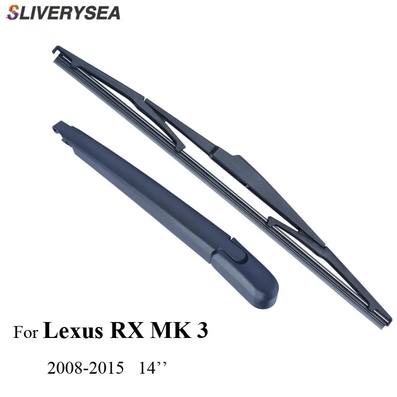 

SLIVERYSEA Rear Wiper Blade & Arm For Lexus RX MK 3 (RX300,RX350,RX330,RX400H) 5-door wagon Car Accessories For Auto Wipers