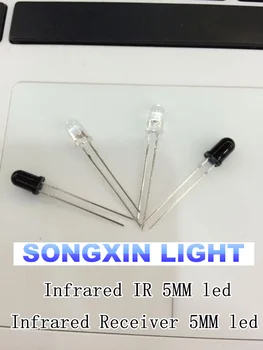 

20pcs/lot each 10pcs 5mm Infrared IR LED + 5mm LED Infrared Receiver IR Led Diodes IR+PD 940NM 850NM 5MM diodes IR lamp
