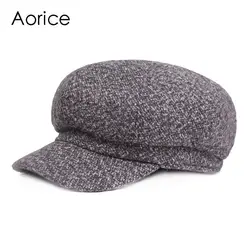 Aorice CF9120 осенне-зимняя шерстяная восьмиугольная кепка в стиле ретро Повседневная Кепка модная женская шляпа-художник Теплый Дикий берет