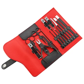 

15Pcs Toe Nail Clippers Nail Cutter Trimmer Ear Pick Grooming Kit Manicure Set Podiatry Pedicure Care Tool Dropshipping J11