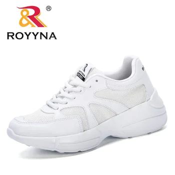 

ROYYNA 2019 New Classics Style Summer Sweet Woman Fashion Breathable Mesh Shoes Comfortable Flat Shoes Feminimo Student Shoes
