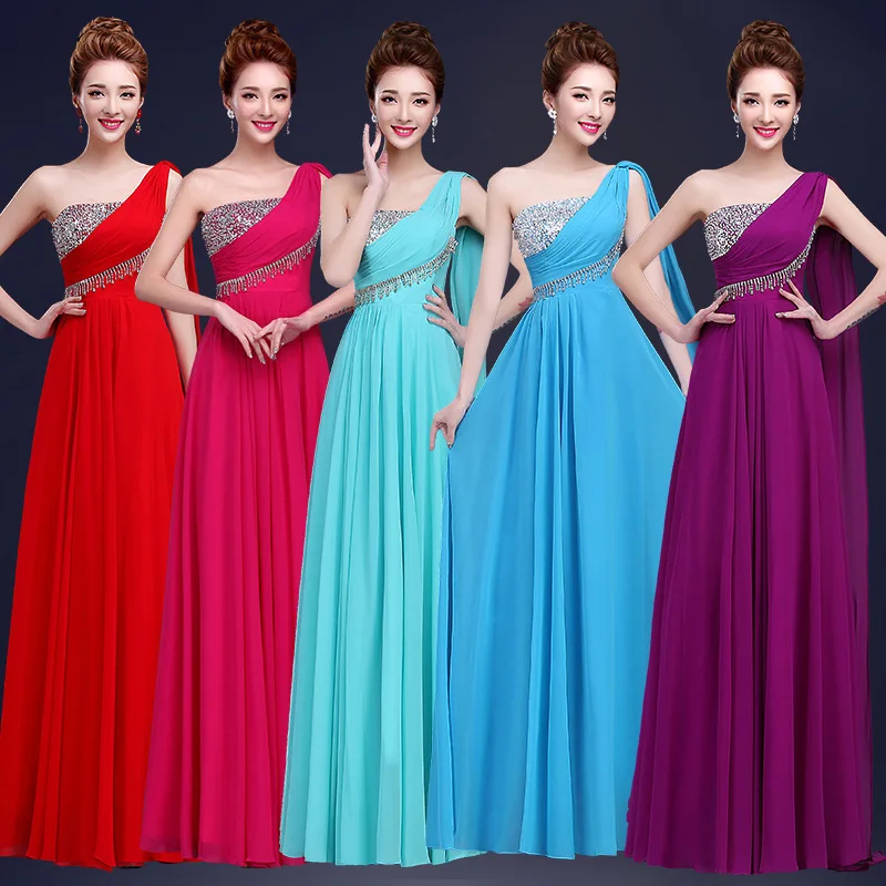 Reais de Longo Dama de Honra Roxo do Casamento Vestido de Baile Vestido de Festa Hot a Linha Fotos Chiffon Vestidos Novidades Rosa Amarelo Tamanho Personalizado 2020