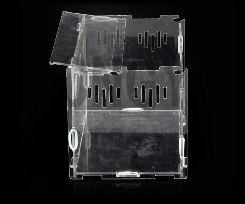 HONGYI 1 шт. акриловая коробка для кормления животных коробка для рептилий паук-Скорпион коробка для змеи прозрачная коробка комбинированная сборка Размеры s m l xl