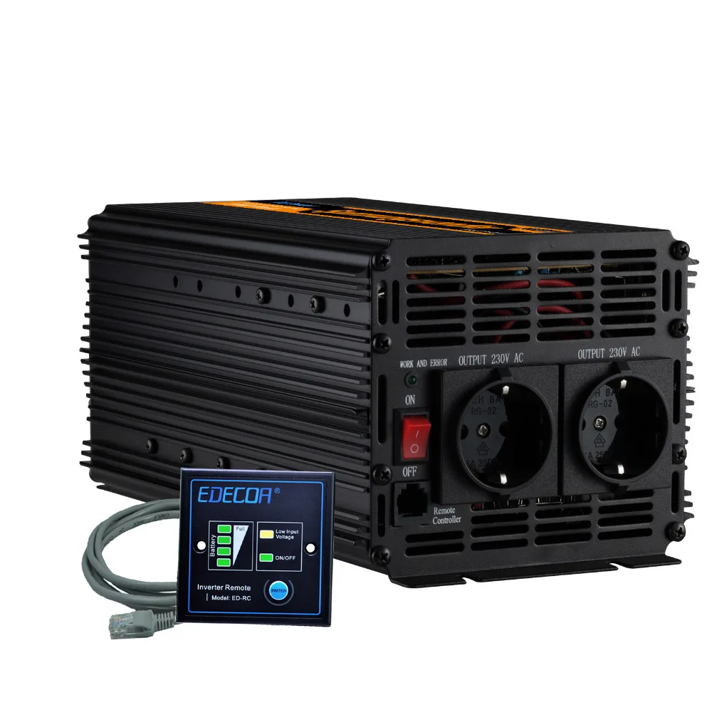 Spannungswandler 500W Wechselrichter DC 12V auf AC 220V Power Inverter Converter