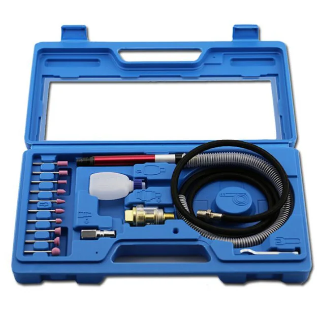 

16 in 1 High Speed 58000RPM Micro Air Grinder Kit Professional Pneumatic Tools for Grinding / Carving / Engraving