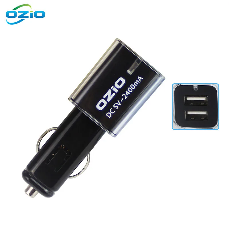 Dual USB Car Charger 2.4A Smart Charging, Built in Safety